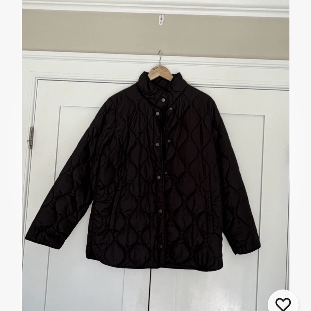 32 Degrees Black Quilted Diamond-Pattern Puffer quilted Jacket
